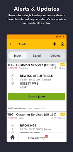 Courier Exchange Screen 2