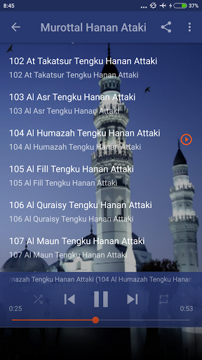 Murottal Hanan Attaki Juz 30