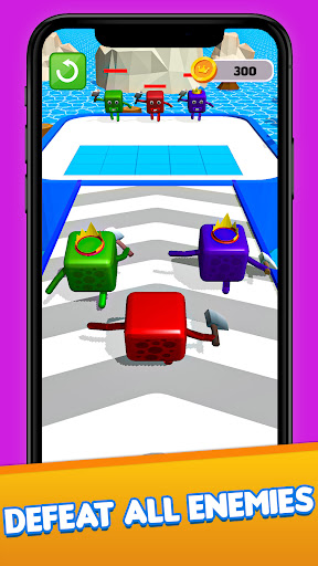 Merge Number Fight! Cubes Run Screen 3