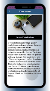 Lenovo LP80 Earbuds Guide