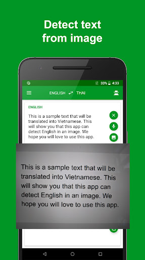 Thai - English translator Screen 3