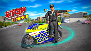 Police Bike Stunt Race Game - Screenshot 2