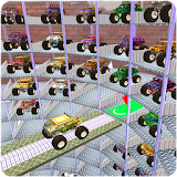 Multi-Level Monster Truck Parking Driving School icon