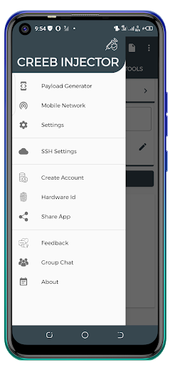 CREEB INJECTOR (SSH/DNS/UDP) Screen 3