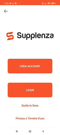Android application Supplenza screenshort