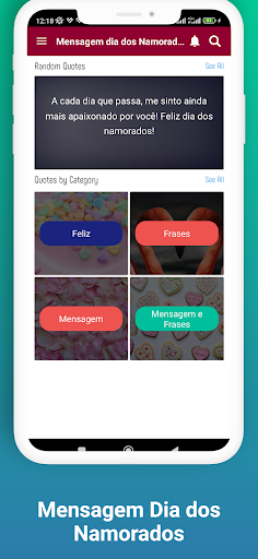Mensagem Dia dos Namorados Screen 2