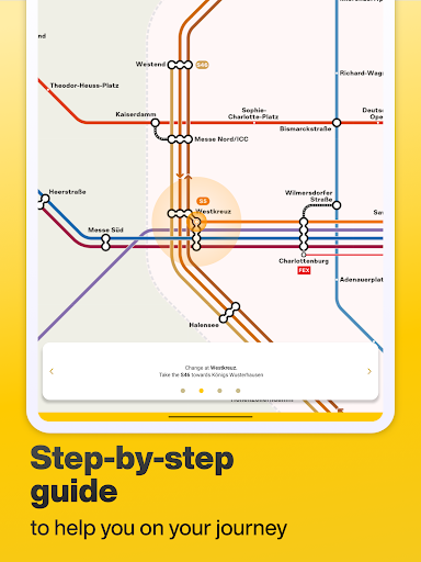Screenshot of Berlin Subway U&S-Bahn map