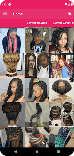 Android application African Woman Braids Hairstyle screenshort