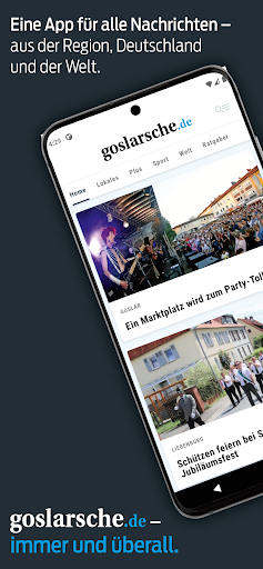 Android application goslarsche.de screenshort