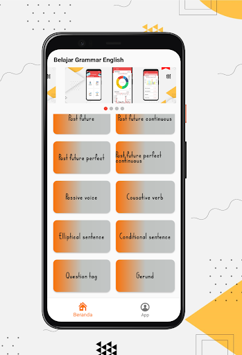 Belajar Grammar English Screen 2