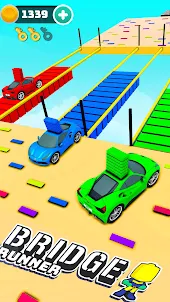 Bridge Car Runner: Car Games