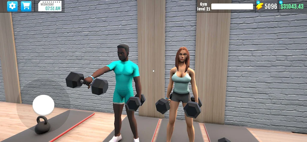 Fitness Gym Simulator Fit 3D MOD APK 01