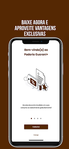 Android application Padaria Guarani+ screenshort