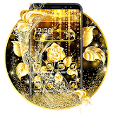 Sparkling Gold Rose Theme icon
