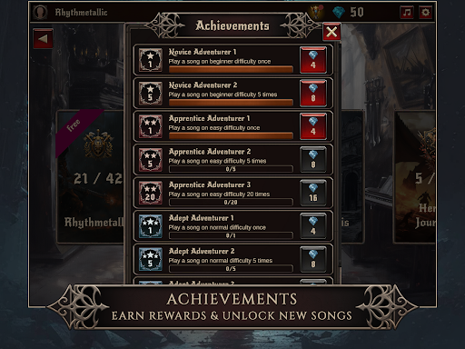 Rhythmetallic: Rock Guitar Tap - Music - games