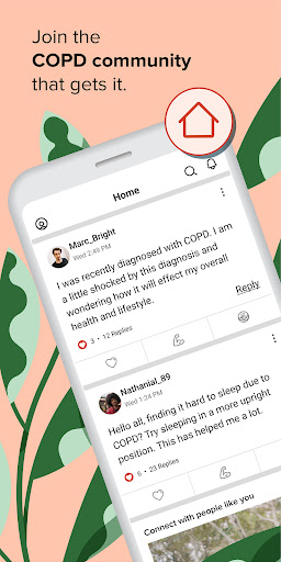 Screenshot of Bezzy COPD