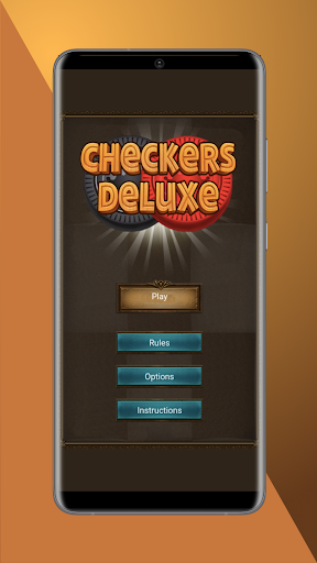 Android application Checkers Deluxe: Board Game screenshort
