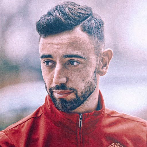 Bruno Fernandes 4K Wallpaper logo
