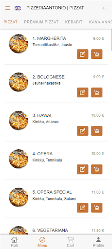 Pizzeria Antonio Screen 2