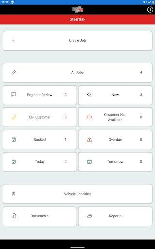 Android application Steertrak screenshort