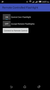 Remote controlled Flashlight