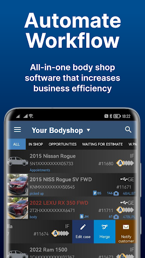 Android application EstVis-X Auto Repair Software screenshort