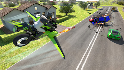 Flying bike Driving Simulator Screen 3