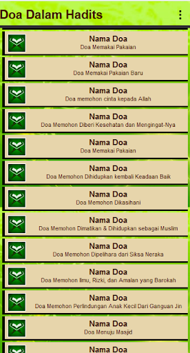 Prayers in the Hadith