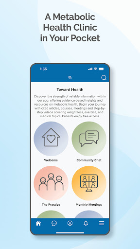 Android application Toward Health screenshort