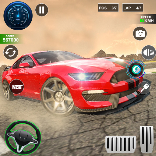 Android application Sports Car Racing Games screenshort