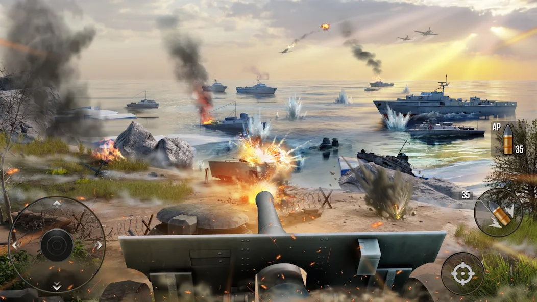 تحميل لعبة World of Artillery Cannon مهكرة 2024 للاندرويد