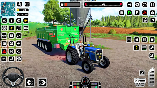 農業ゲーム トラクター ドライブ 3D