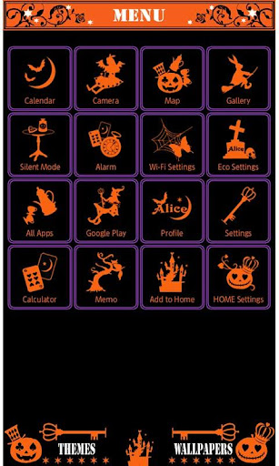 Alice in Halloween Land Theme Screen 3