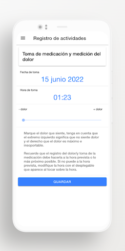 Diario del paciente Screen 3