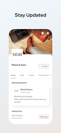 Android application Mario D boro screenshort