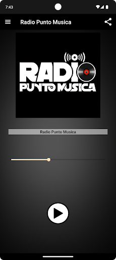 Android application Radio Punto Musica screenshort