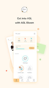ASL Bloom - Learn ASL 0.91 APK + Mod (Unlimited money) إلى عن على ذكري المظهر