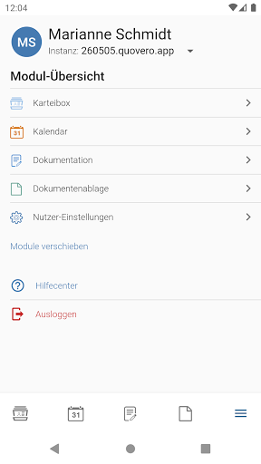 Android application Quovero screenshort