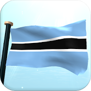 Botswana Flag 3D Wallpaper