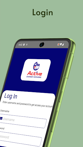 Android application Active Cargo screenshort