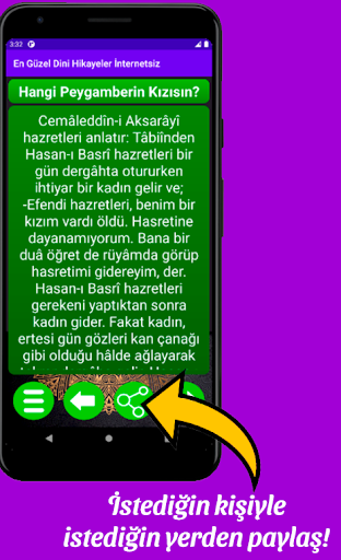 Android application En Güzel Dini Hikayeler screenshort