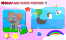 screenshot of Kids Jigsaw Puzzle Paw Animals