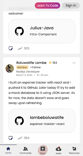 NewDev: Code & Collaborate Screen 3