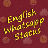English whatsapp status icon
