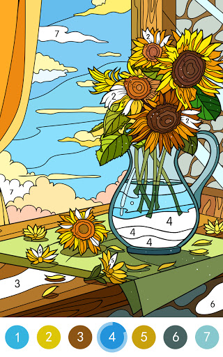 Coloring - color by number 1.1.7 screenshots 2