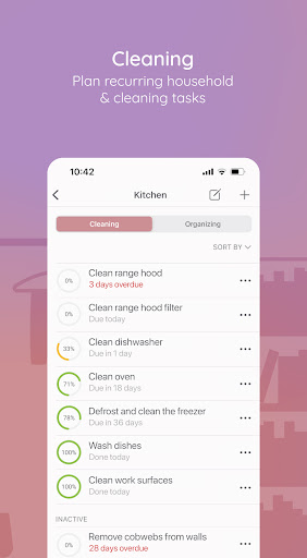 BeTidy: Home Cleaning Schedule Screenshot 3 - AppWisp.com
