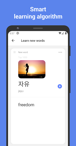 Learn Korean with flashcards!  screenshots 1