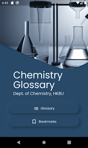 Android application Chemistry Glossary screenshort