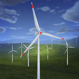 Изображение на иконата за Wind Turbine 3D Live Wallpaper