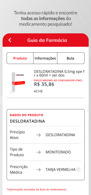Android application Guia da Farmácia screenshort